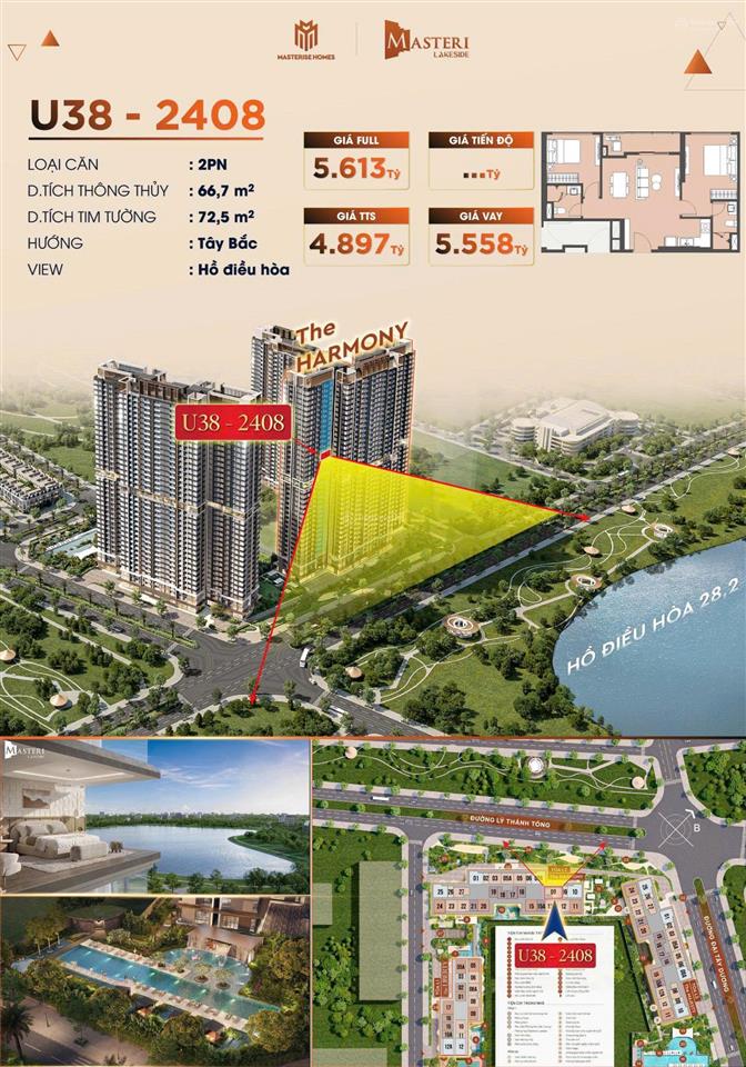 Em cần bán căn 2n2vs tầng trung có hỗ trợ vay 70% đến tháng 7 năm 2027