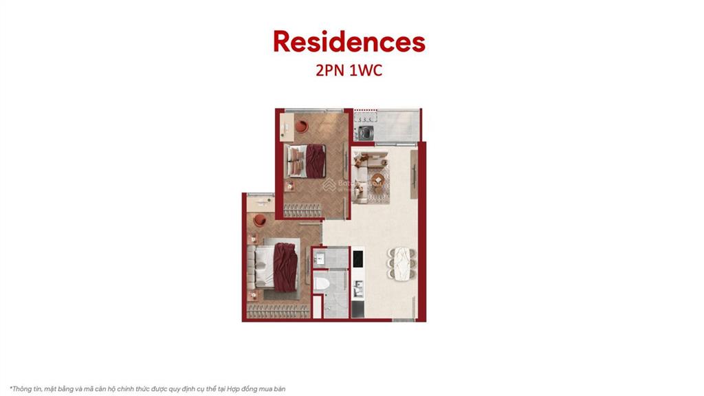 Cần bán lại căn zenia, căn 2pn, đầy đủ nội thất cao cấp, dt 63m2, bàn giao 12/2026, giá full 3.2 tỷ