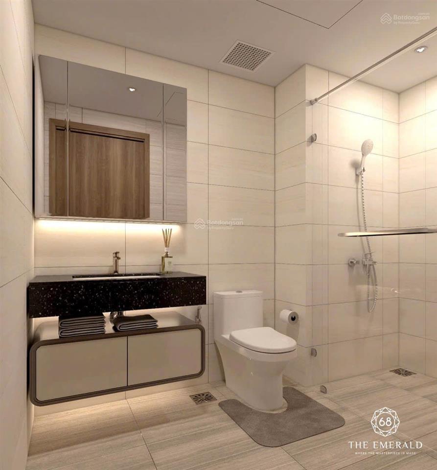Bán gấp căn 1pn +, dt lớn tại emerald 68, tầng đẹp, view hồ bơi, giá tốt.  0932 113 ***