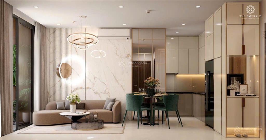 Bán gấp căn 1pn +, dt lớn tại emerald 68, tầng đẹp, view hồ bơi, giá tốt.  0932 113 ***