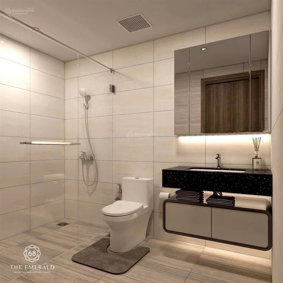 Bán gấp căn 1pn +, dt lớn tại emerald 68, tầng đẹp, view hồ bơi, giá tốt.  0932 113 ***