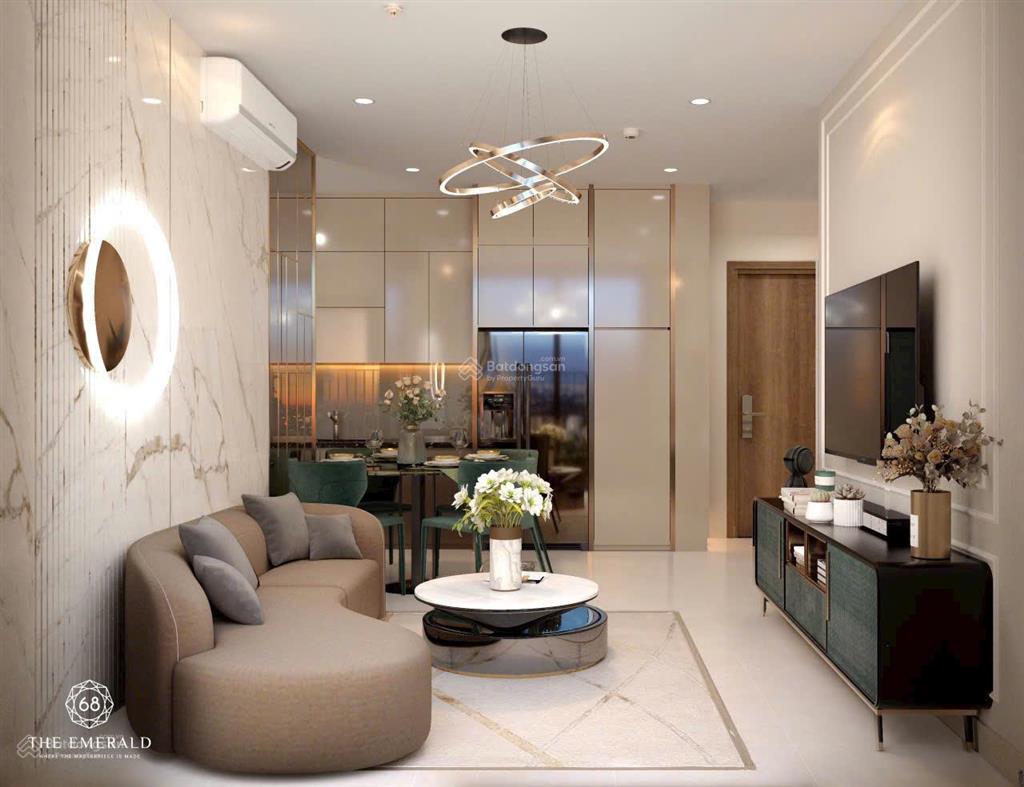 Bán gấp căn 1pn +, dt lớn tại emerald 68, tầng đẹp, view hồ bơi, giá tốt.  0932 113 ***
