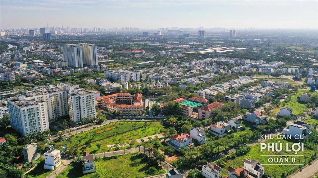Hot bán gấp đất sổ đỏ q8, khu dân cư hiện hữu, sổ riêng, công chứng sang tên ngay