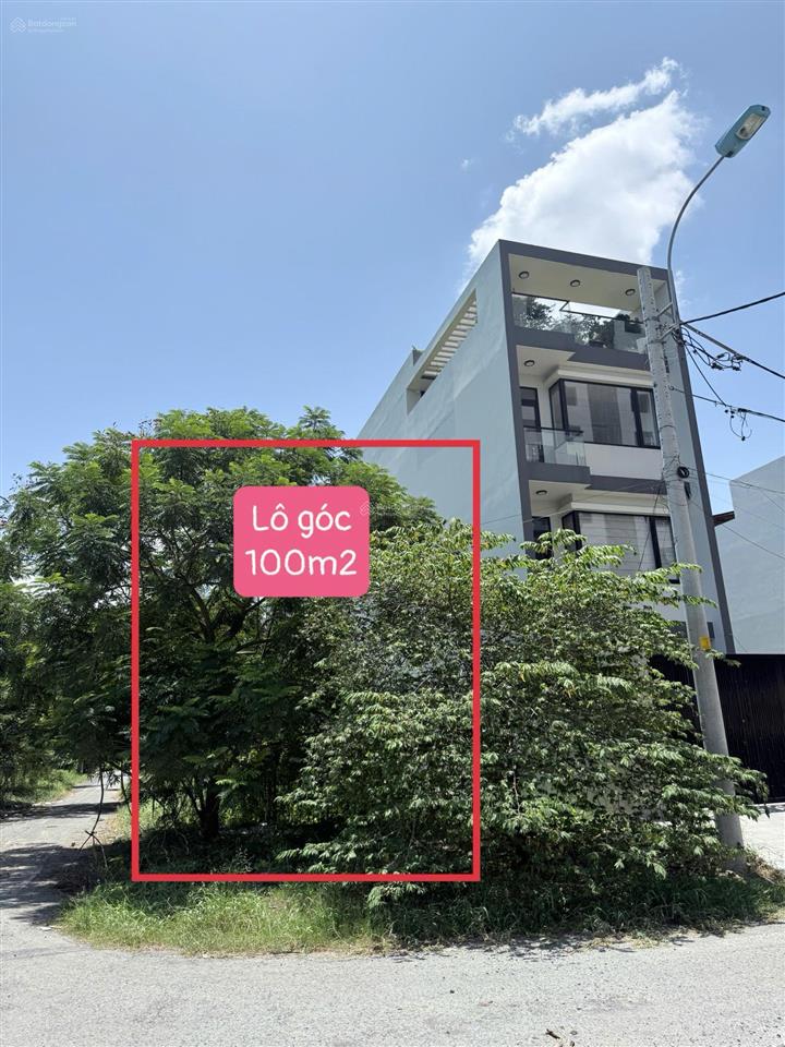 Bán đất lô góc đẹp kdc phú lợi quận 8 | 100m2 | 2 mặt tiền đường 20m | cơ hội đầu tư hiếm có