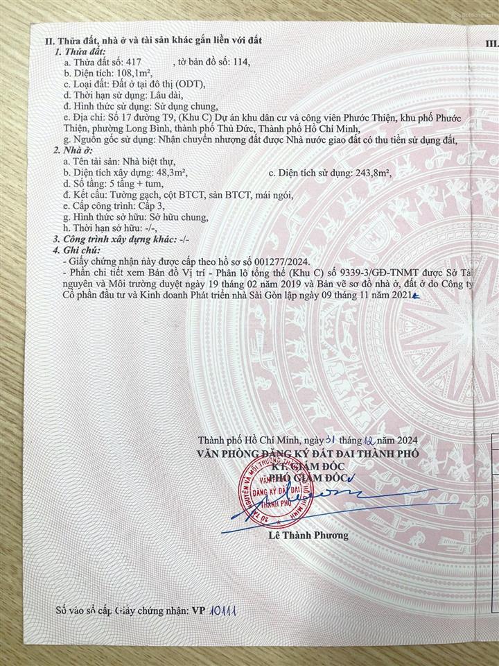 Nhà phố 108m2 căn góc full nt giá rẻ