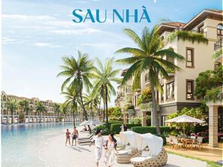 Căn biệt thự song lập 3 tầng, tầm view siêu đẹp, bãi cát sau nhà, diện tích 343m2. giá chỉ 35.3 tỷ