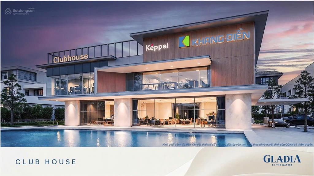 Bán biệt thự song lập đẹp tại gladia by the waters khang điền & keppel giá chỉ 29 tỷ
