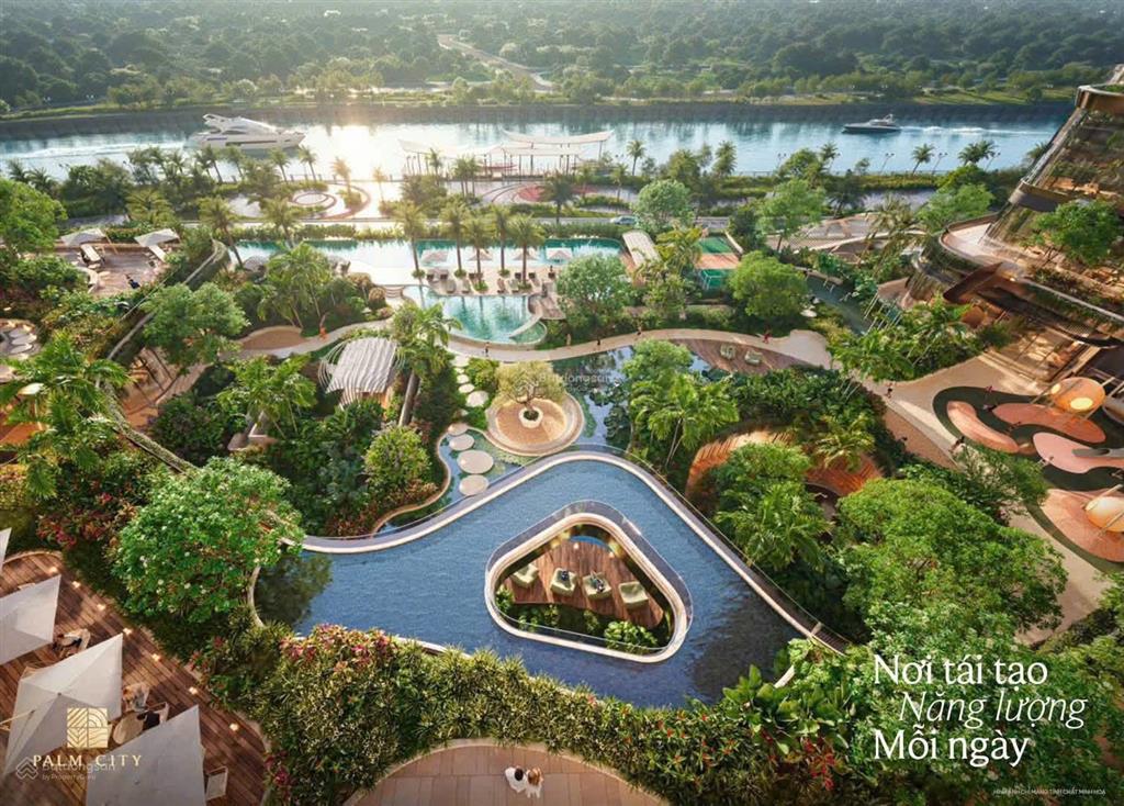 Siêu phẩm palm river giai đoạn mới căn hộ palm river 3 mặt giáp sông  bàn giao cao cấp & giới hạn