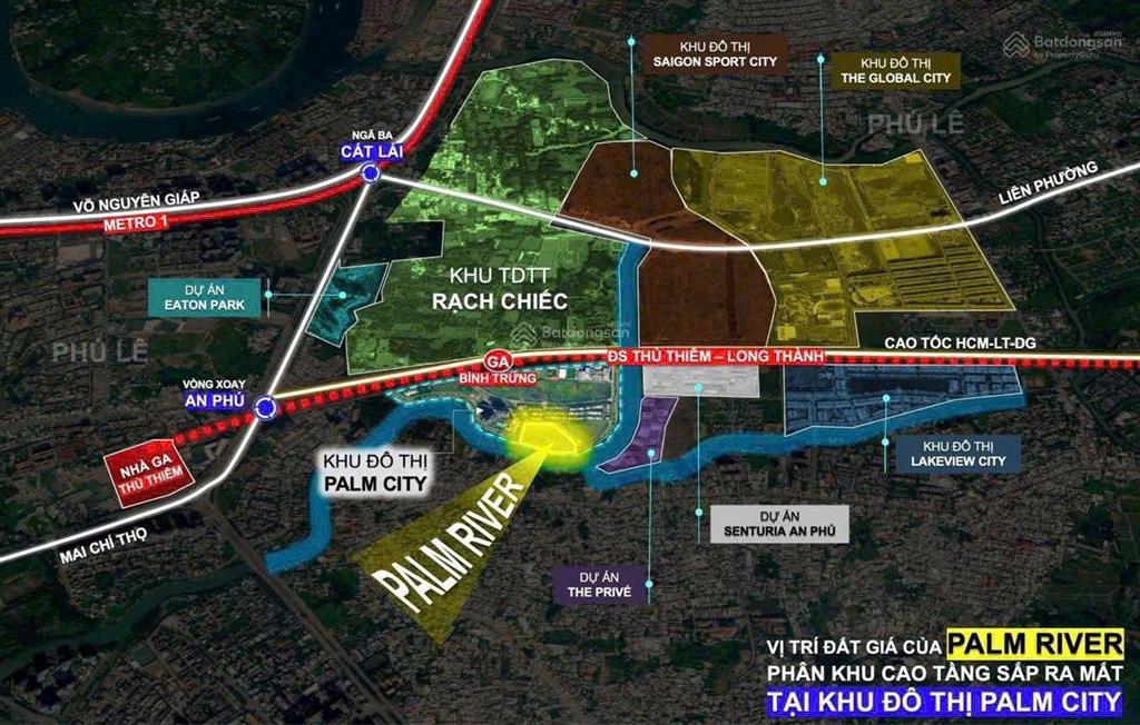 Siêu phẩm palm river giai đoạn mới căn hộ palm river 3 mặt giáp sông  bàn giao cao cấp & giới hạn