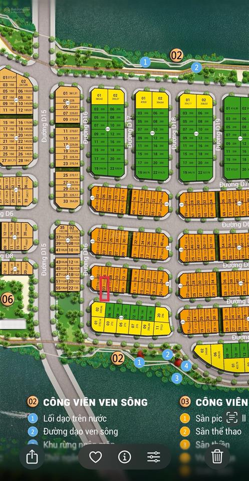 Bán liền kề 3 tầng trục đường d3 giá 12,7 tỷ gần công viên, sông