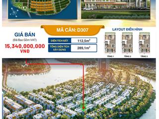 Nhà phố 3 tầng d307 ngang 7,5m kđt ven sông charmora city nha trang