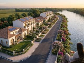 Bán đất đẹp tại quốc lộ 62, 3,3tỷ, 551m2, mặt tiền 24m view sông thoáng mát  vip