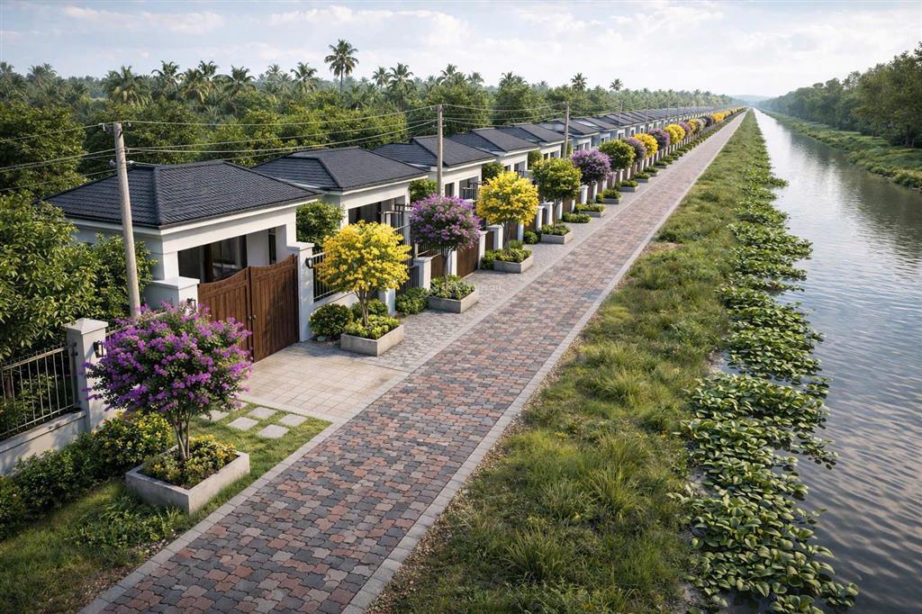 Bán đất đẹp tại đường quốc lộ 62, 3,9 tỷ, 551m2, mặt tiền 24m sát bến xe đang thi công ngày đêm, p3
