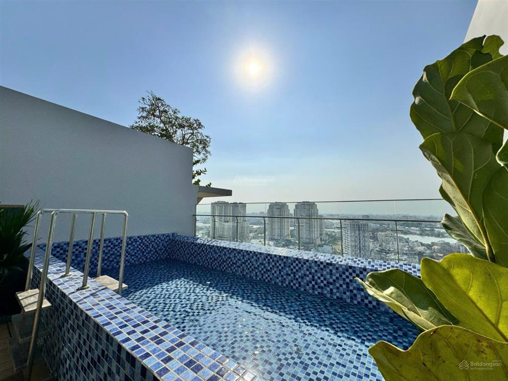 Cho thuê penthouse d'edge thảo điền nội thất cơ bản, căn hiếm có trên thị trường