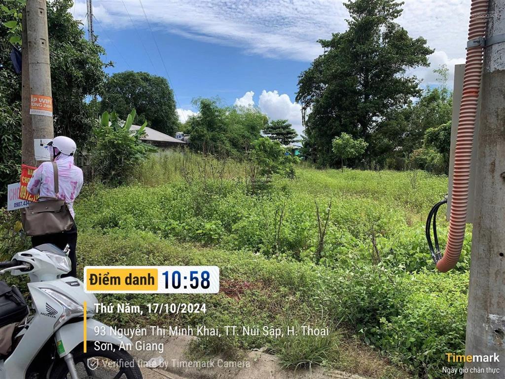 Cơ hội vàng sở hữu đất mặt tiền trung tâm thị trấn núi sập, thoại sơn