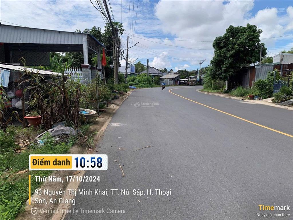 Cơ hội vàng sở hữu đất mặt tiền trung tâm thị trấn núi sập, thoại sơn