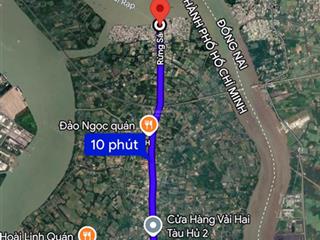 Ngộp đất ngang (45x22) phân lô gần phà bình khánh