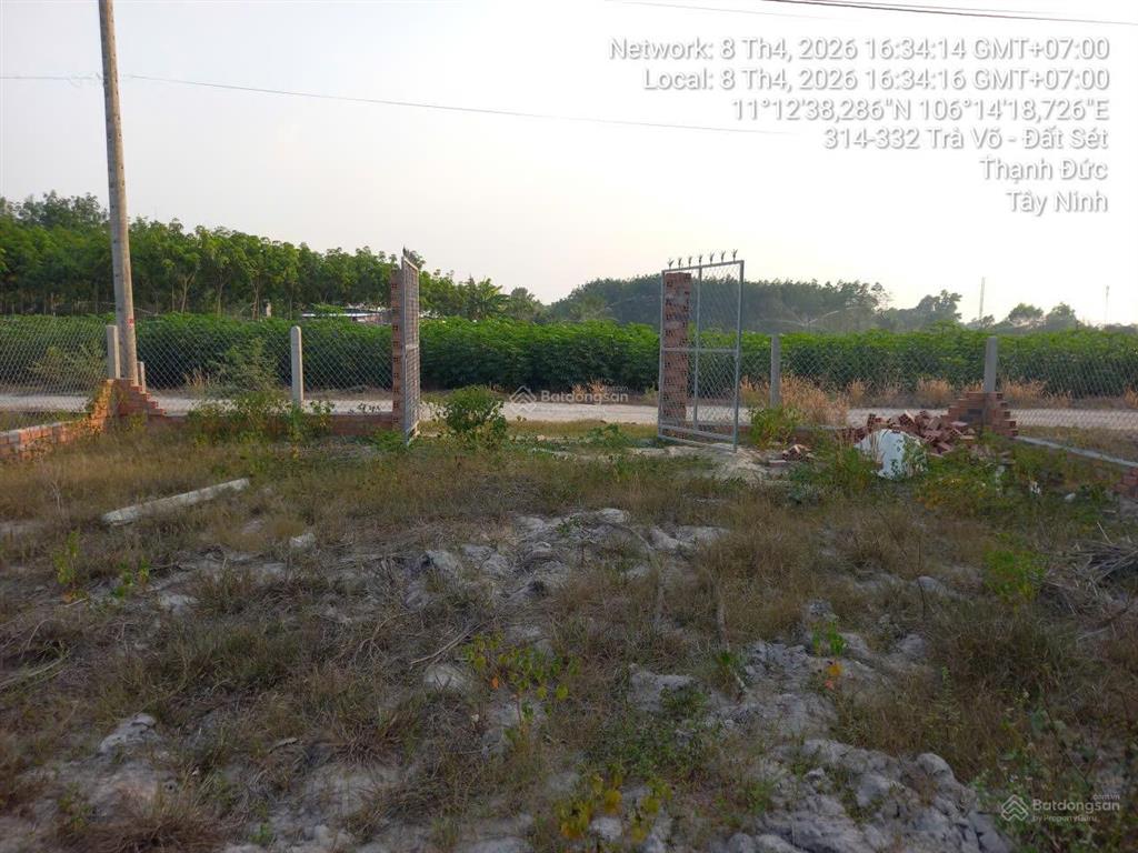 Bán đất 1/ trà võ đất sét, thạnh đức, gò dầu