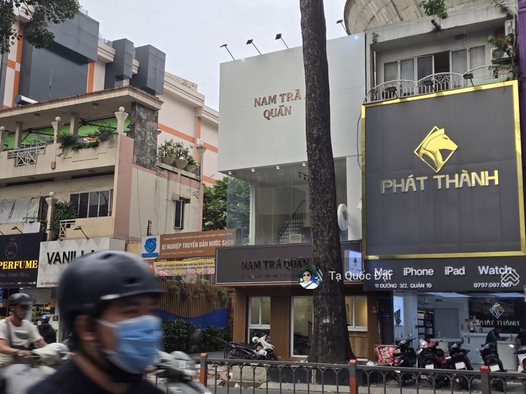 Quận 10  siêu phẩm mtkd 3/2  căn góc 2 mặt tiền  ngang 6.2m  40,1m2  18 tỷ