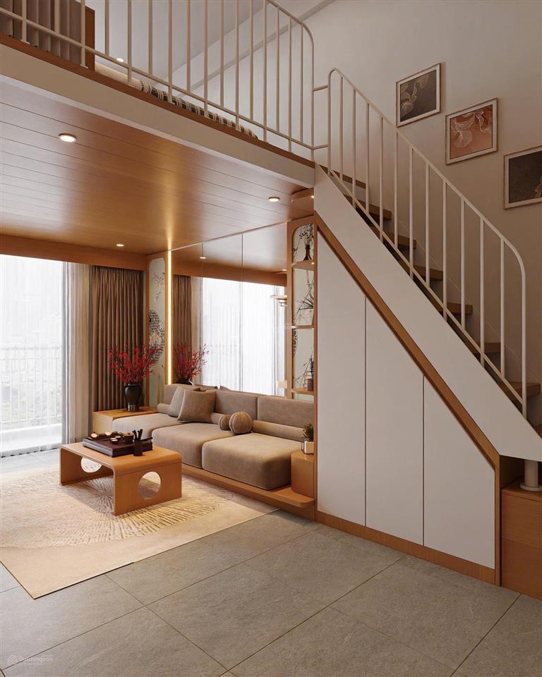 Dòng căn hộ duplex hiếm có trên thị trường căn 1br + có 70m2 hữu dụng bên trong chỉ cần vốn 600tr