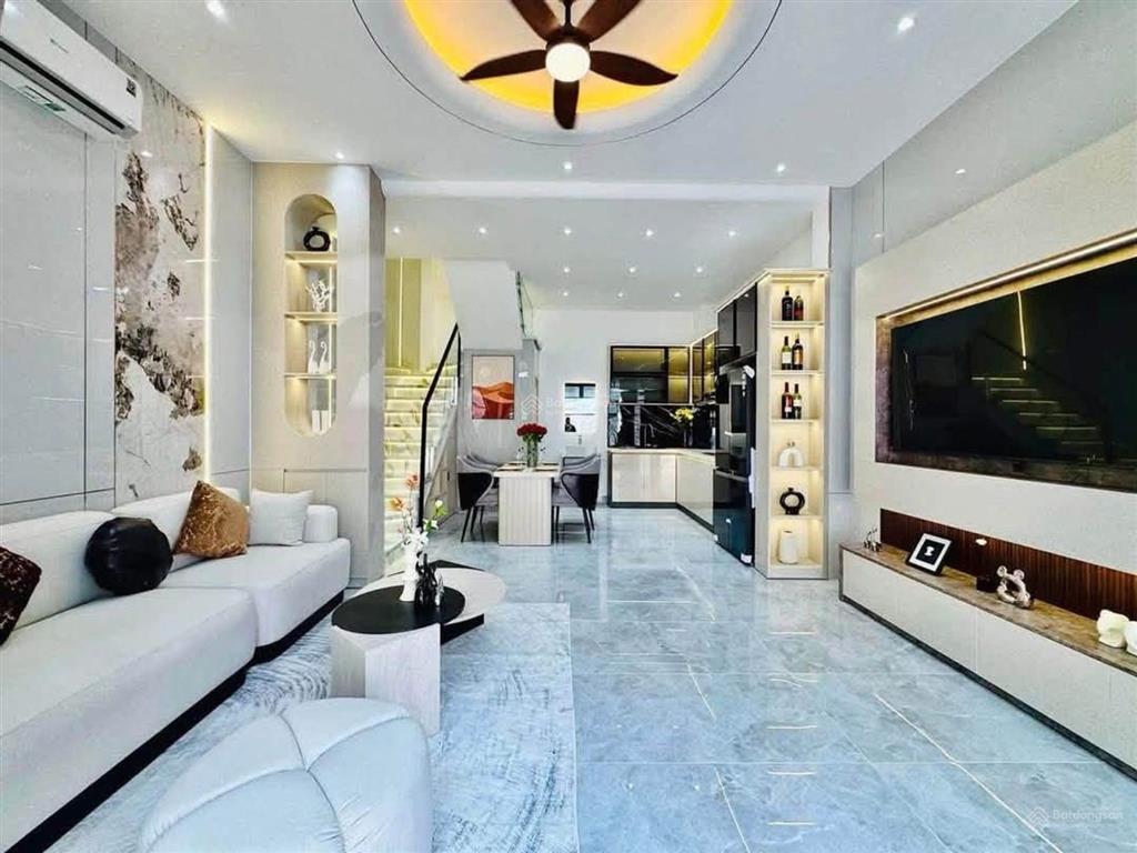 Nhà đẹp 4 tầng full nội thất ở ngay, hẻm ô tô thông, 45m2, phan huy ích, gò vấp, 6,4 tỷ