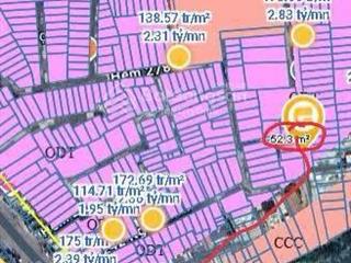 Cần thanh lý nhanh lô đất full thổ cư  đường nơ trang long, bình thạnh  sổ hồng đầy đủ giá 5,8 tỷ