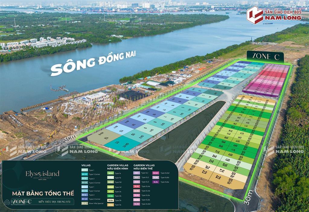Chính thức mở bán dự án elyse island  biệt thự đảo trong lòng sông đồng nai