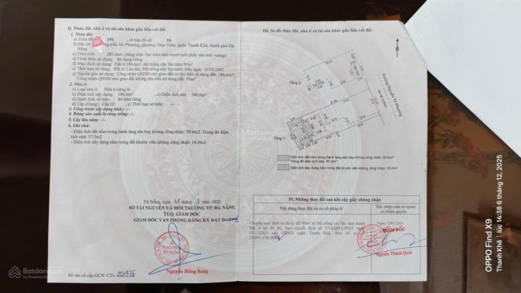 Đất vàng đà thành  bán siêu phẩm nhà mặt tiền nguyễn tri phương 281m2