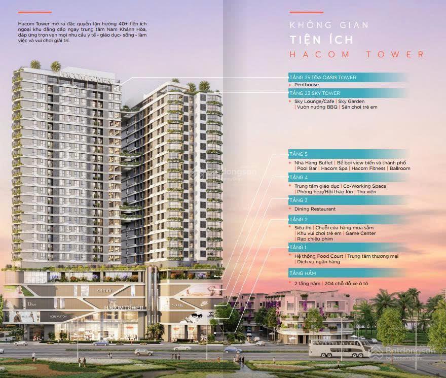 Hacom tower tổ hợp căn hộ cao cấp pháp lý lâu dài trung tâm tp. phan rang ninh thuận