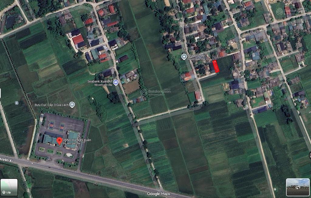 Chính chủ bán nhanh lô đất khối 9, thị trấn xuân an, ngõ rộng 4m gần ubnd xã nghi xuân