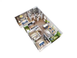 Chính chủ bán 3n  81m canopy, tầng trung, hướng mát  cam kết rẻ nhất khu chỉ 7,15 tỷ bao hết phí