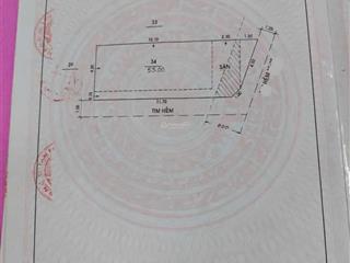 Nhà trần tấn  ngang 4.6/4.95mx 14.5m. dt 65m2, lô góc, hxh thông, chỉ 5.6tỷ tân phú, vip bàu cát