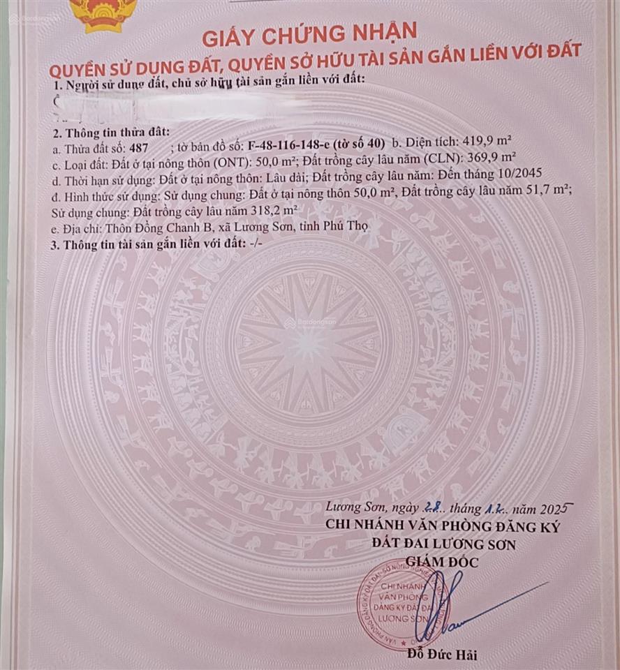 Bán đất khu công nghiệp nhuận trạch lương sơn hòa bình