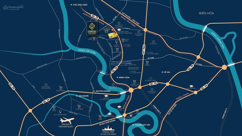 Diamond boulevard full nội thất đối diện kcn việt hương, giá chỉ 36tr/m²