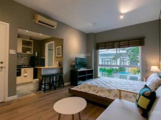 Cho thuê căn hộ studio tách bếp gần cầu công lý phú nhuận full ntfree phí dịch vụtrống sẵn