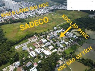Đất sổ đỏ kdc lập phúc.phước kiên.gần q7.