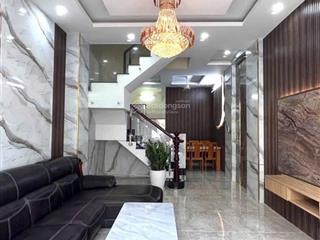 Nhà 1 trệt 2 lầu  hẻm xe hơi 4x13.5 3 phòng ngủ