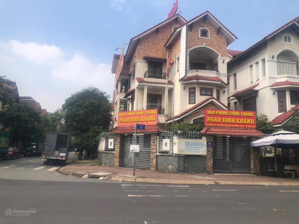 Bán biệt thự mt kinh doanh đối diện phòng công chứng himlam 6a trung sơn  bình chánh