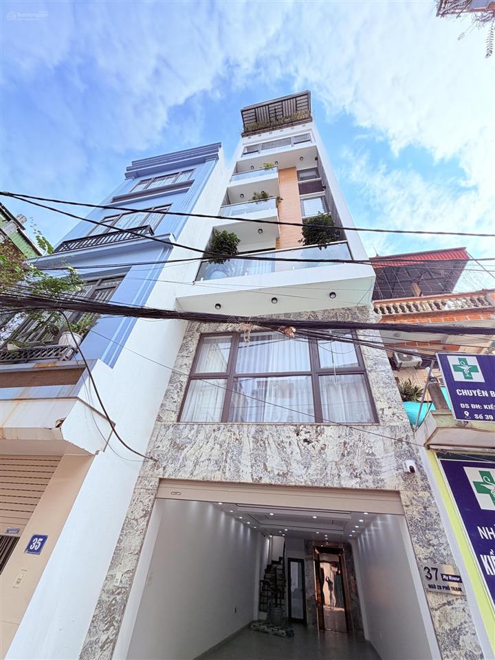 Bán nhà phố trạm, mặt ngõ kinh doanh, sát vườn hoa, cạnh aeon, 56m, 7 tầng, full nội thất.