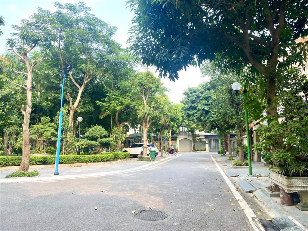 Bán biệt thự kđt tây nam linh đàm, đẳng cấp thượng lưu, view vườn hoa thoáng mát, 205 m, 4t, mt 10m