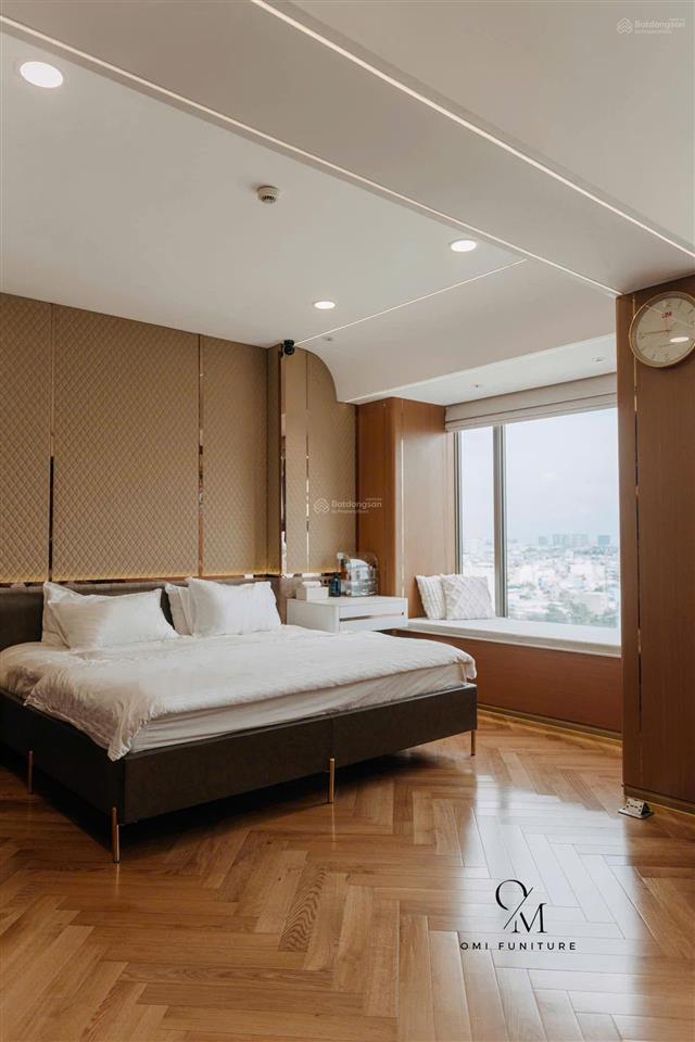 4pn the peak midtown (m8) 210m2, 2 ô xe hầm, nội thất cao cấp, xem nhà  0908 448 ***