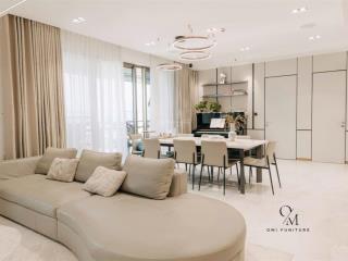 4pn the peak midtown (m8) 210m2, 2 ô xe hầm, nội thất cao cấp, xem nhà  0908 448 ***