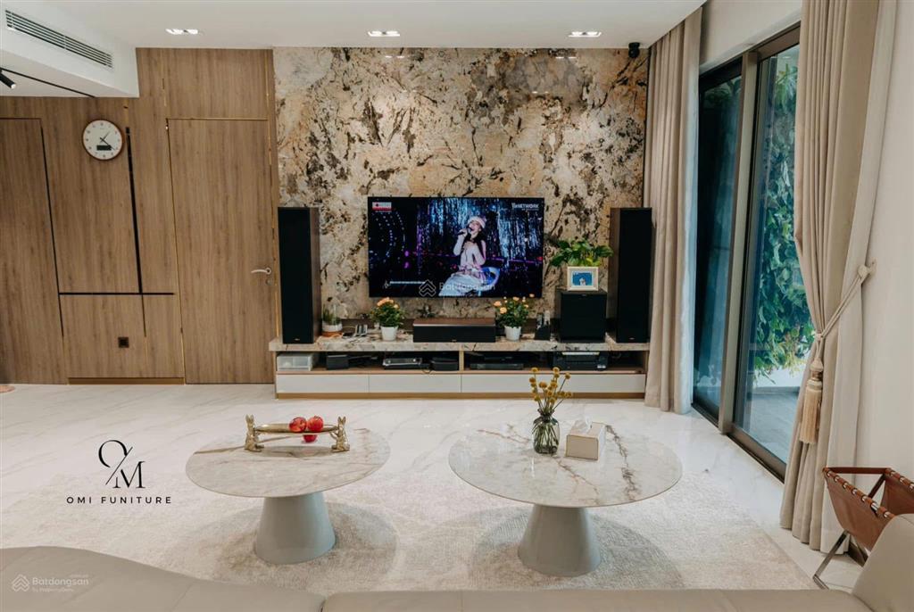 4pn the peak midtown (m8) 210m2, 2 ô xe hầm, nội thất cao cấp, xem nhà  0908 448 ***