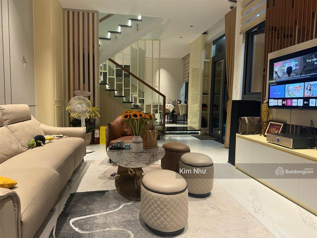 Biệt thự tâm huyết góc 2 mặt tiền ngang 9.2m tặng full nội thất  dt 154.3m2  thiết kế sang trọng