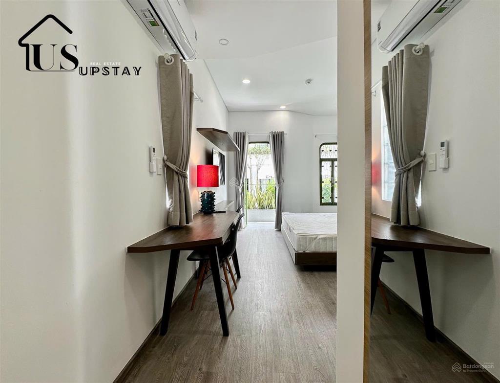 1pn, tách bếp 40m2, view cây xanh vibe homestay, hẻm ô tô thông bờ kè hoàng sa trường sa