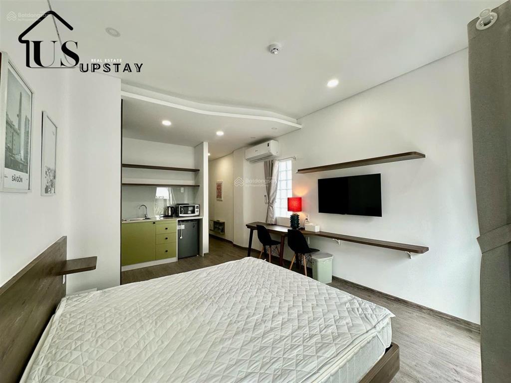 1pn, tách bếp 40m2, view cây xanh vibe homestay, hẻm ô tô thông bờ kè hoàng sa trường sa