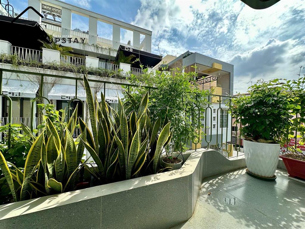 1pn, tách bếp 40m2, view cây xanh vibe homestay, hẻm ô tô thông bờ kè hoàng sa trường sa