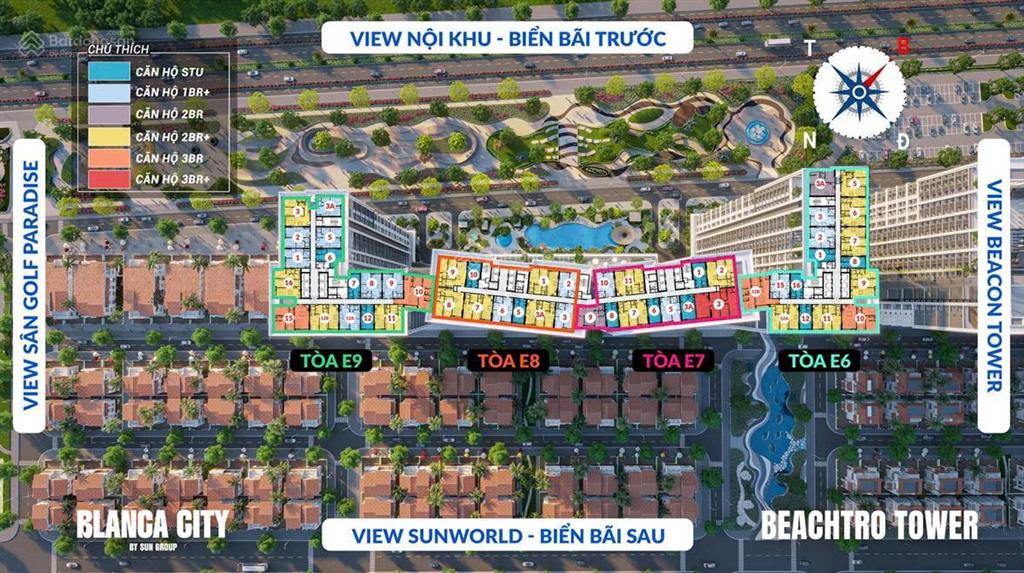 Căn hộ sở hữu lâu dài beachtro  dự án blanca city  hỗ trợ song ngữ 24/7