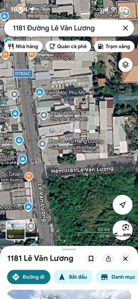 Bán đất nền ngay khu dân cư sài gòn south, 5m x 16m, giá 6.5 tỷ, lê văn lương, phước kiển, nhà bè