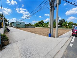 Bán đất lô góc 2 mặt tiền 6m x 25m đào sư tích phước lộc nhà bè.